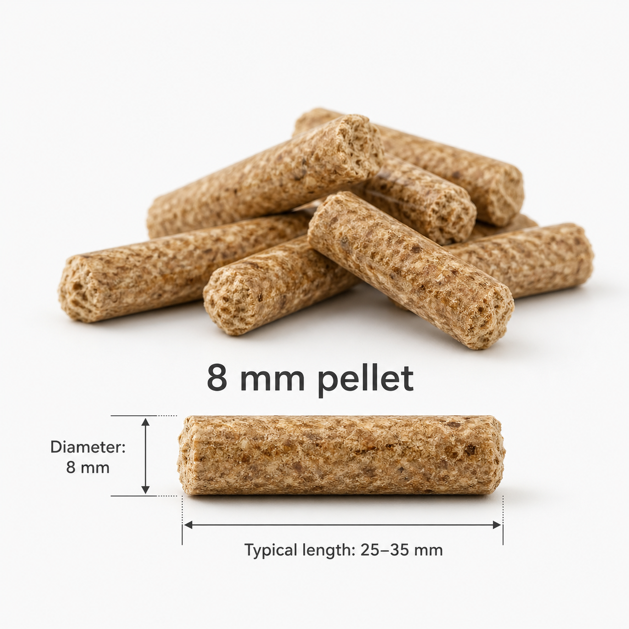 Biomass Pellets 8 mm